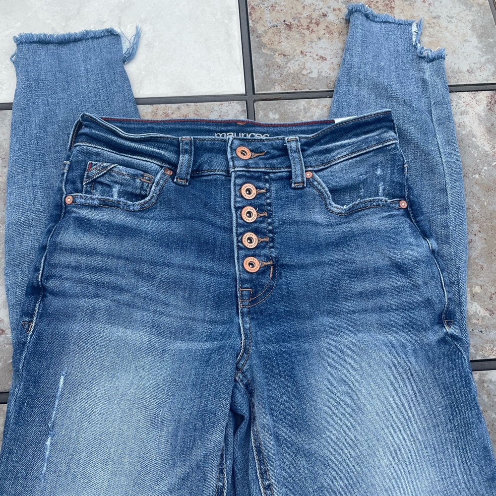 Maurice’s high rise super skinny size 4 regular EUC - Picture 8 of 10